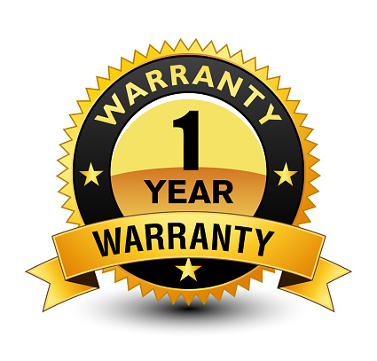 this powerful warranty badge ensure that a written guarantee, issued to the purchaser of an article by its manufacturer, promising to repair or replace it if necessary within a specified period of time.