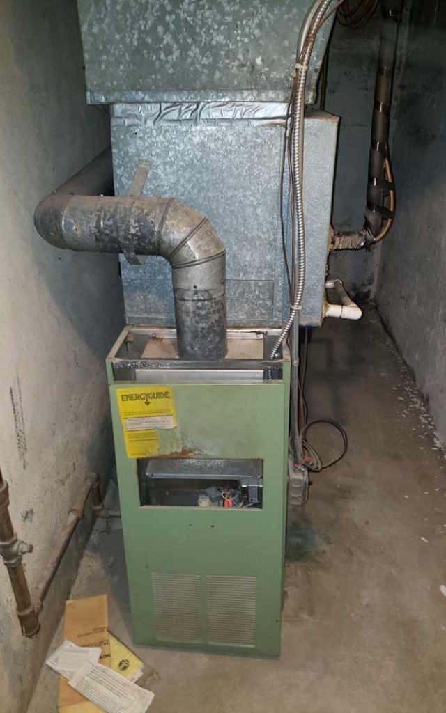 New furnace installation in Quincy, MA completed by Johnson Bros. Plumbing & Drain Cleaning.